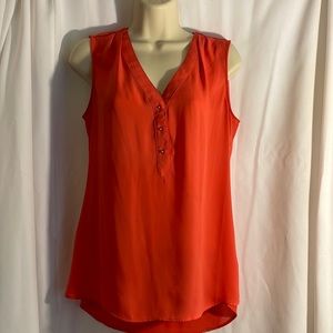 Orange Tank / Sleeveless Blouse from Express, Size Small
